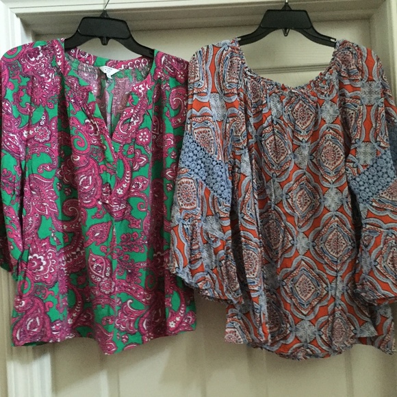 2 Crown & Ivy Curvy tops/tunics - Picture 1 of 10